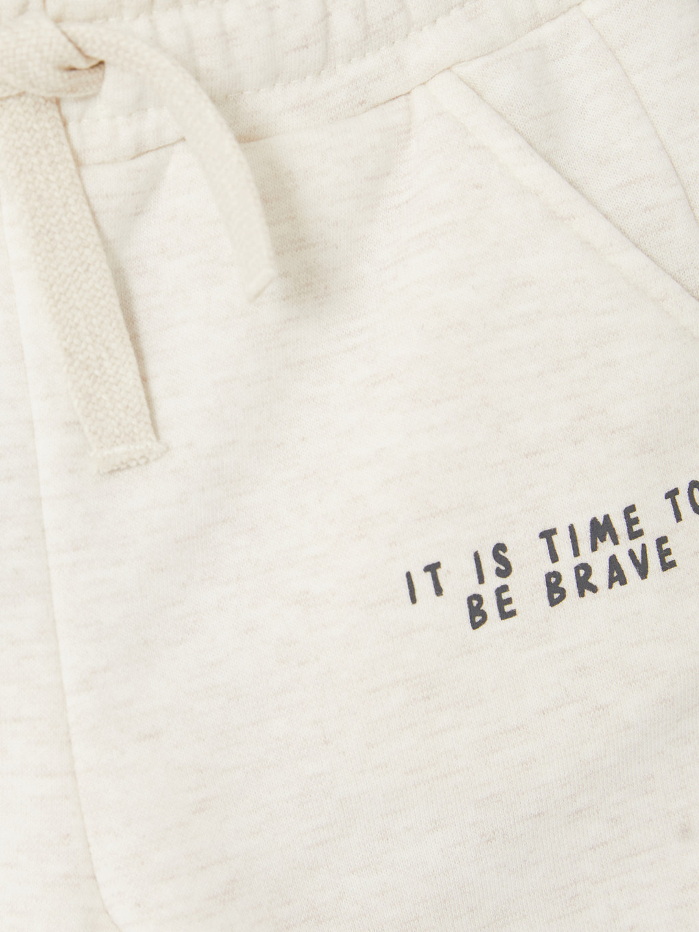 Boy White Jogger Sweatpants-2