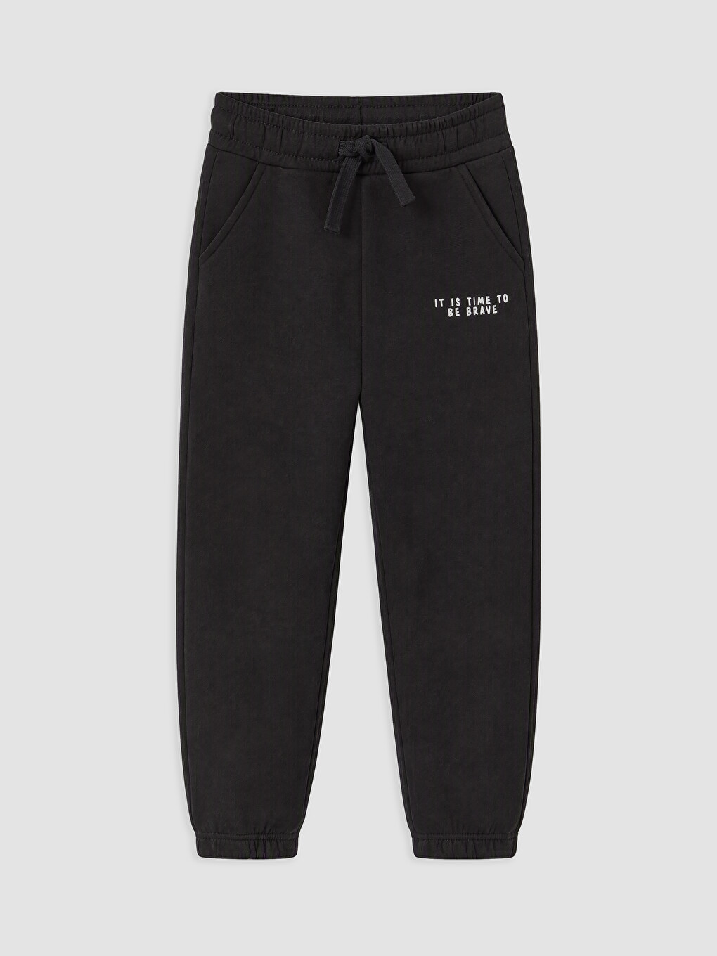 Boy White Jogger Sweatpants-4