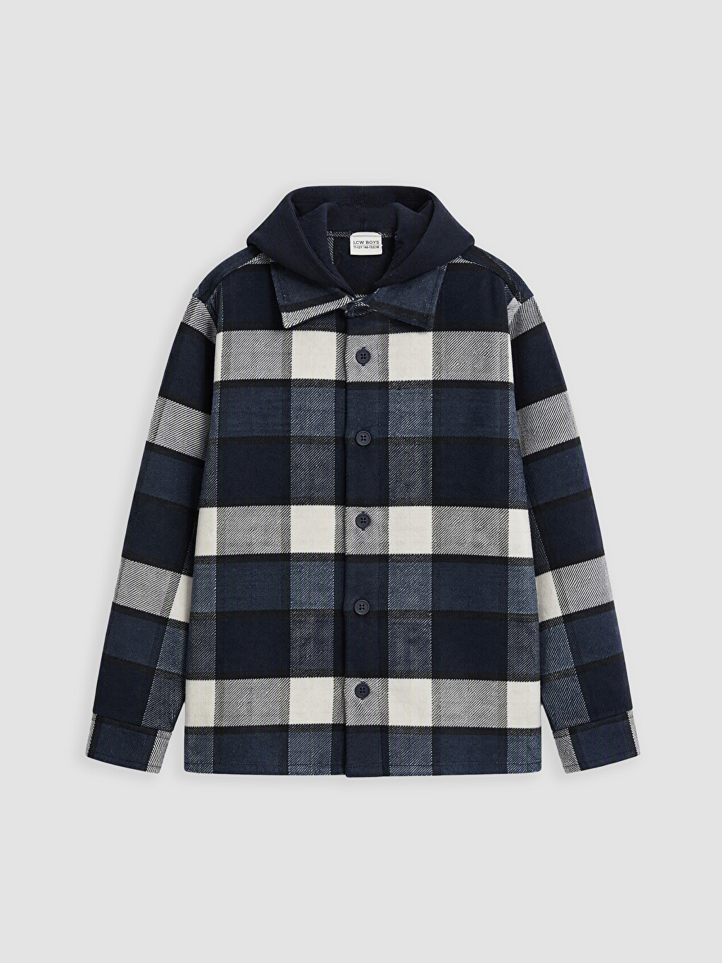 Plaid Boys' Shirt Jacket