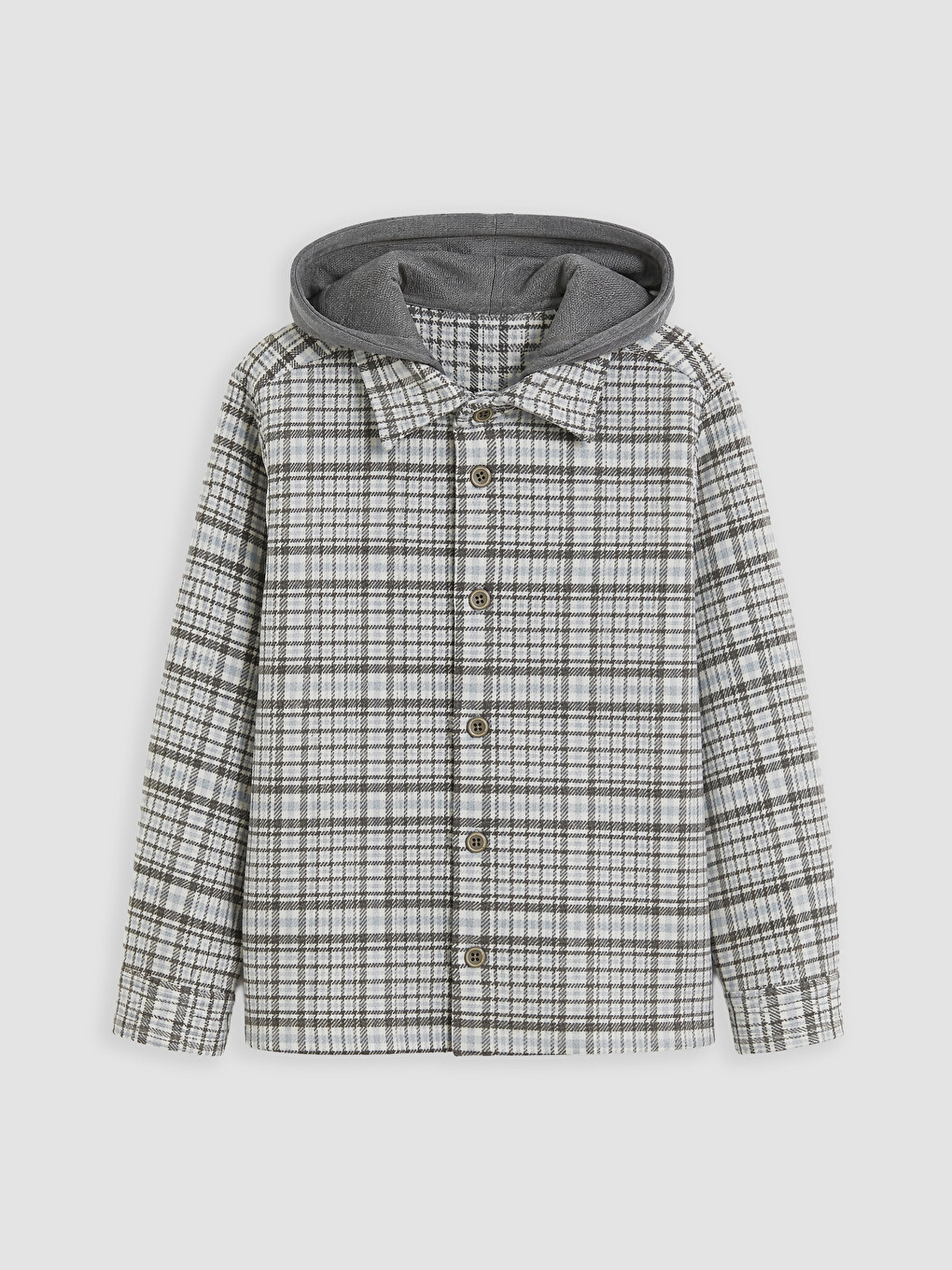 Plaid Boys' Shirt Jacket