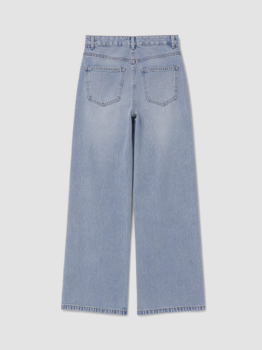Rhinestone Embellished Wideleg Jean-5