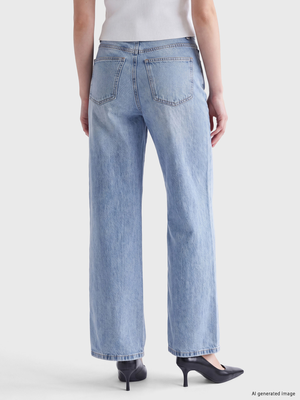 Rhinestone Embellished Wideleg Jean-3