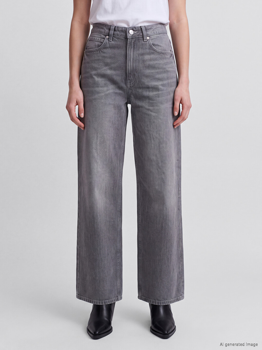 Pocketed Wideleg Jean-1