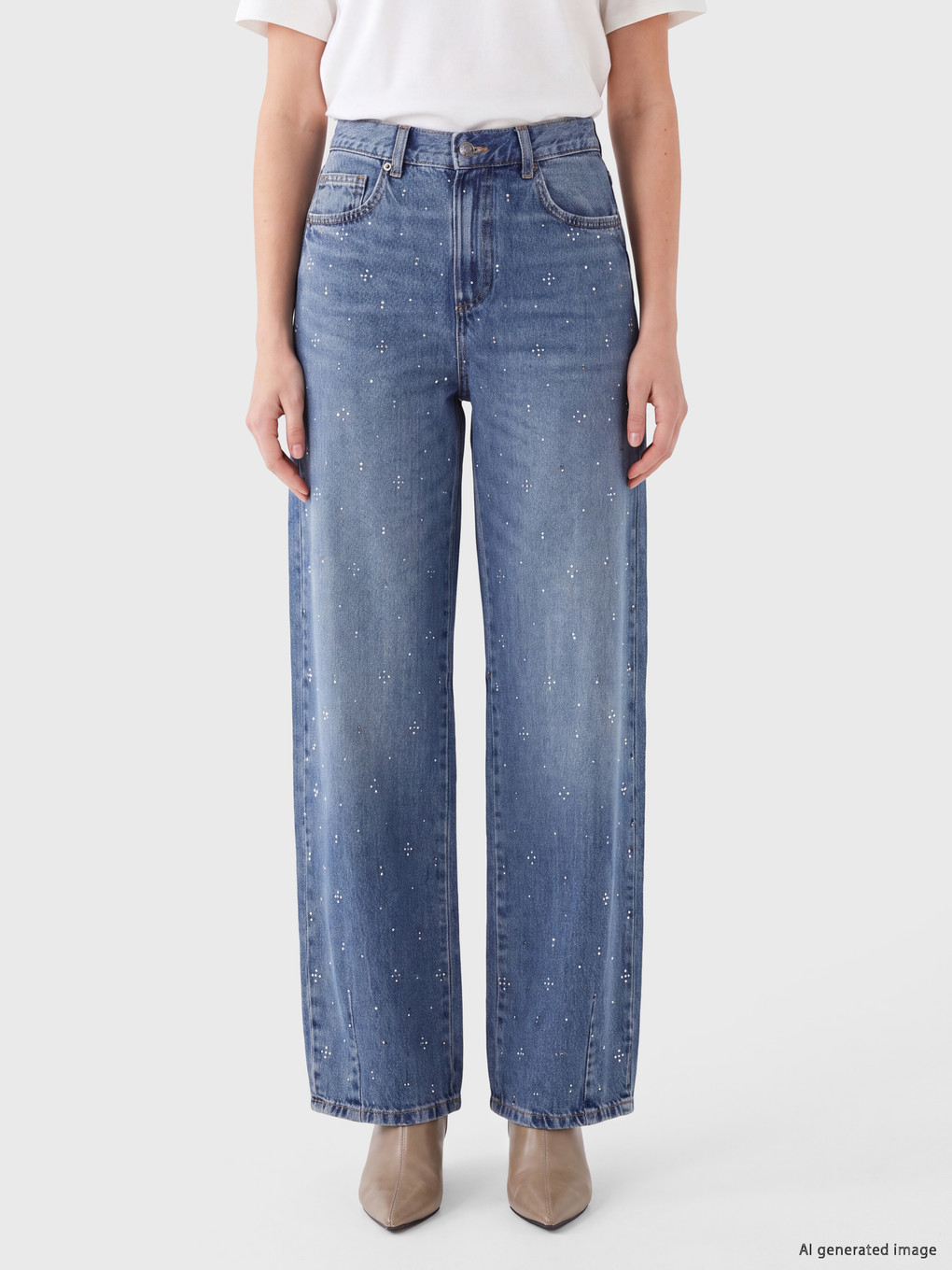 Woman Indigo Jeans-1
