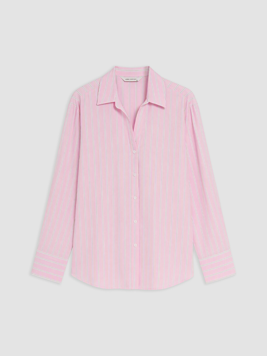 Striped Poplin Women's Shirt