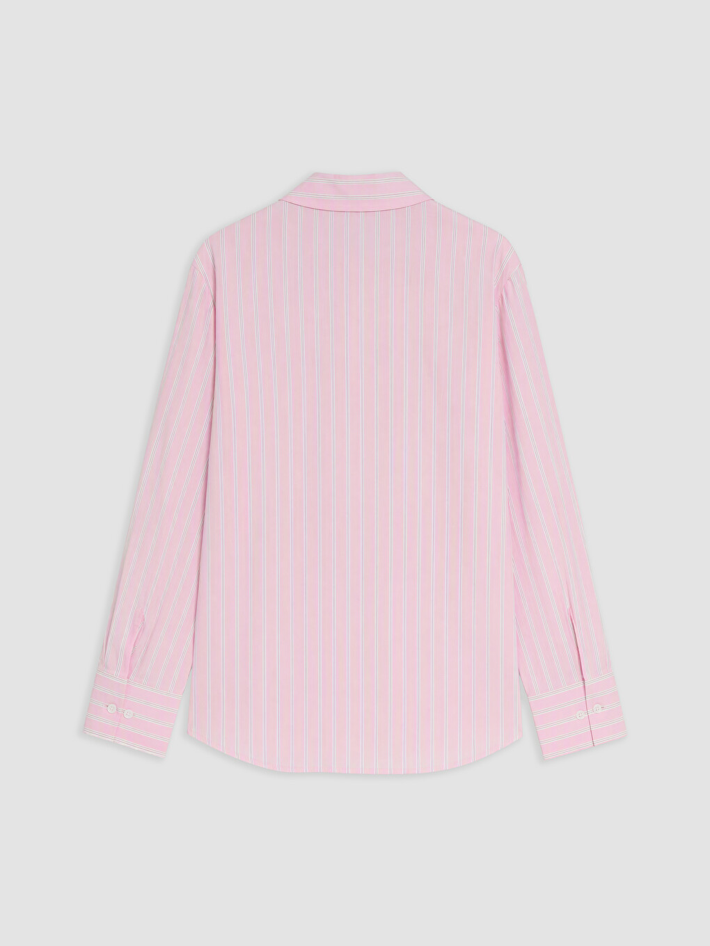 Striped Poplin Women's Shirt-1