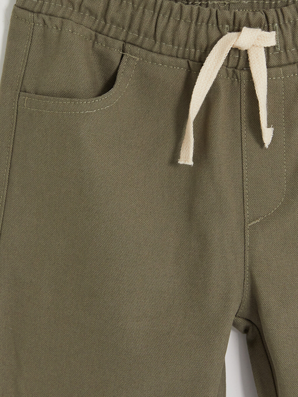 Haki Slim Fit Erkek Çocuk Pantolon-2