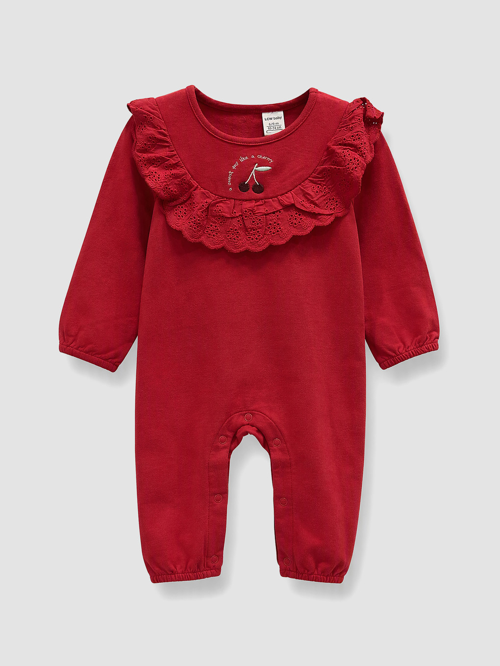 Baby Girl Red Jumpsuit