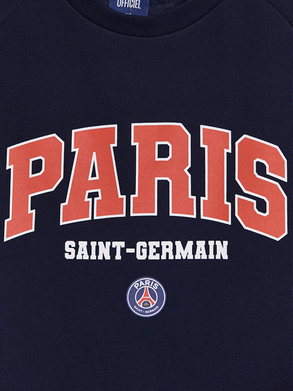 Lacivert Paris Saint-germain Baskılı Erkek Sweatshirt-2