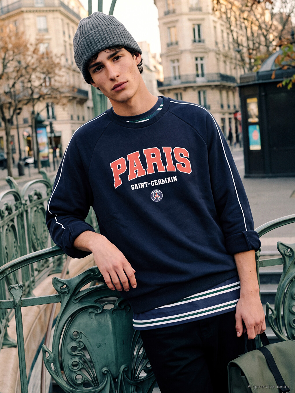 Paris Saint-germain Printed Men's Sweatshirt