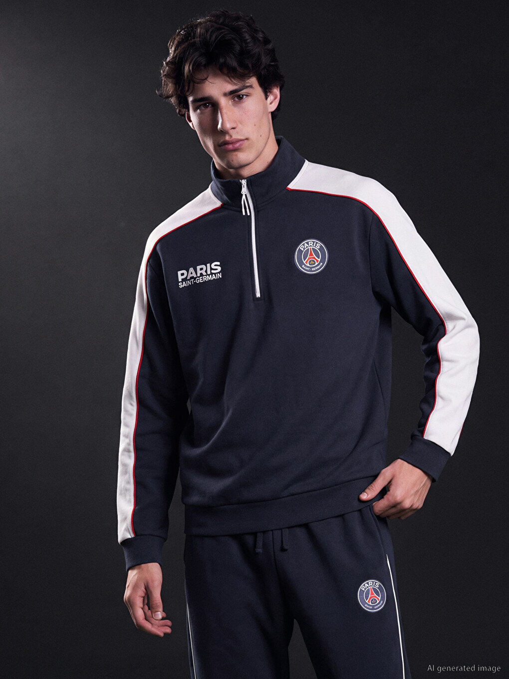 Paris Saint-germain Printed Sweatshirt-1
