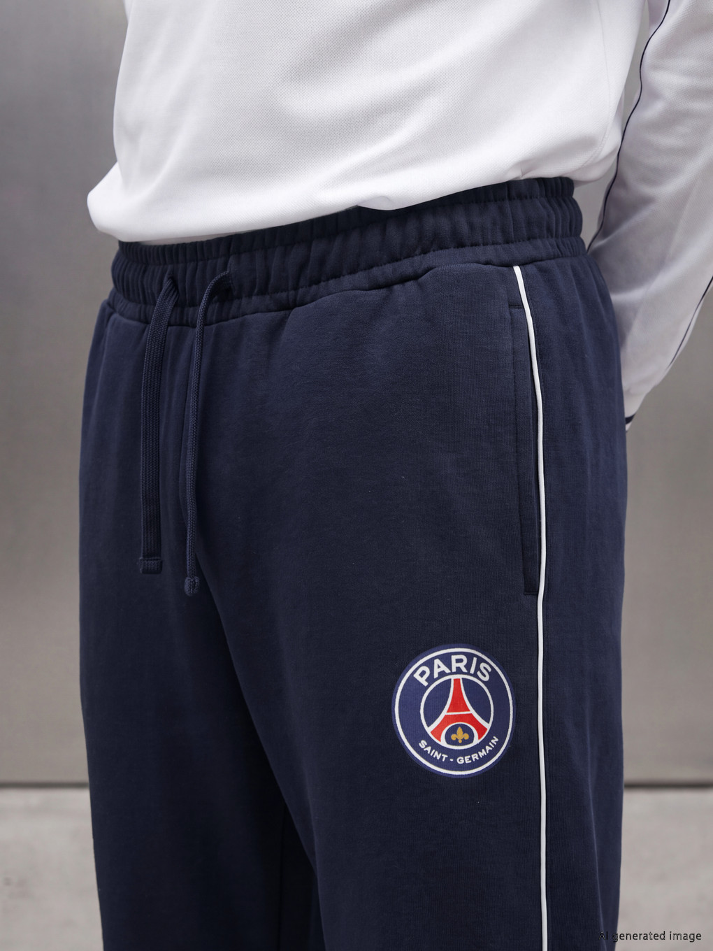 Lacivert Paris Saint-germain Baskılı Erkek Jogger Eşofman Altı-2