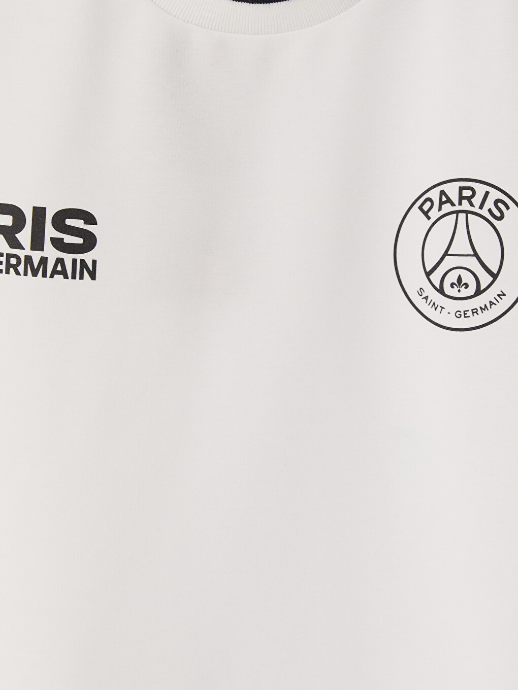 Beyaz Paris Saint-germain Baskılı Spor Tişört-5