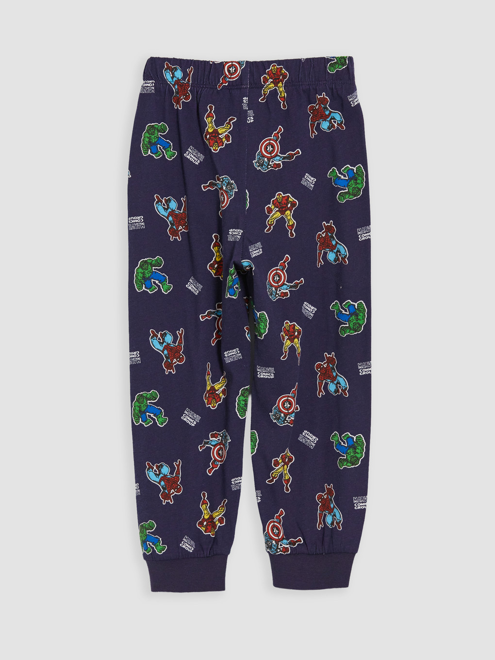 Ekru Avengers Erkek Çocuk Pijama Takımı-6