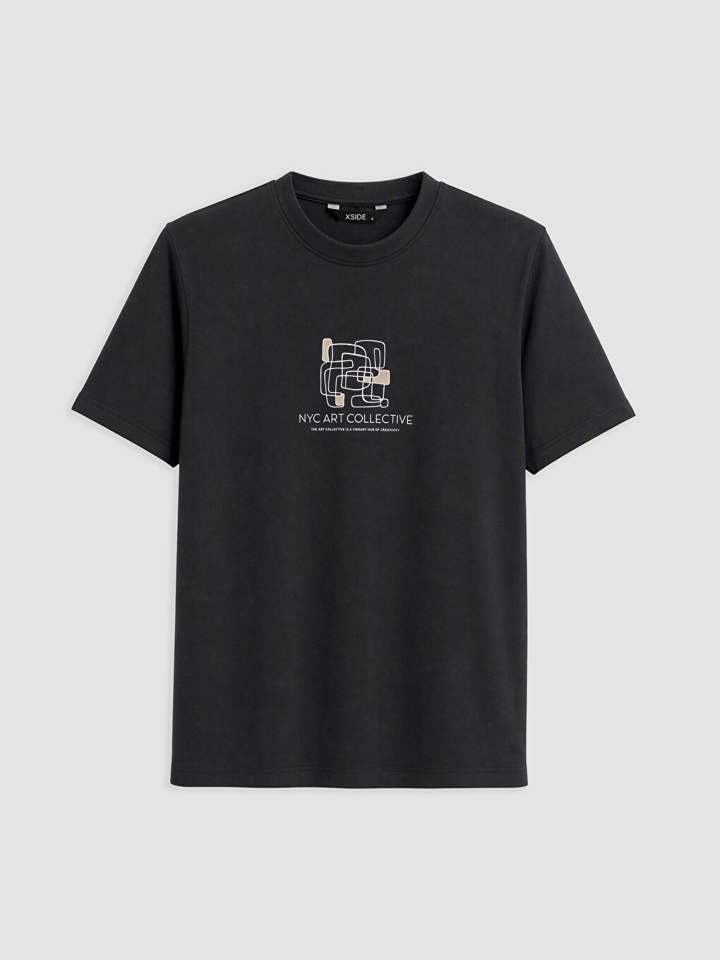 Crew Neck Printed Men's T-shirt