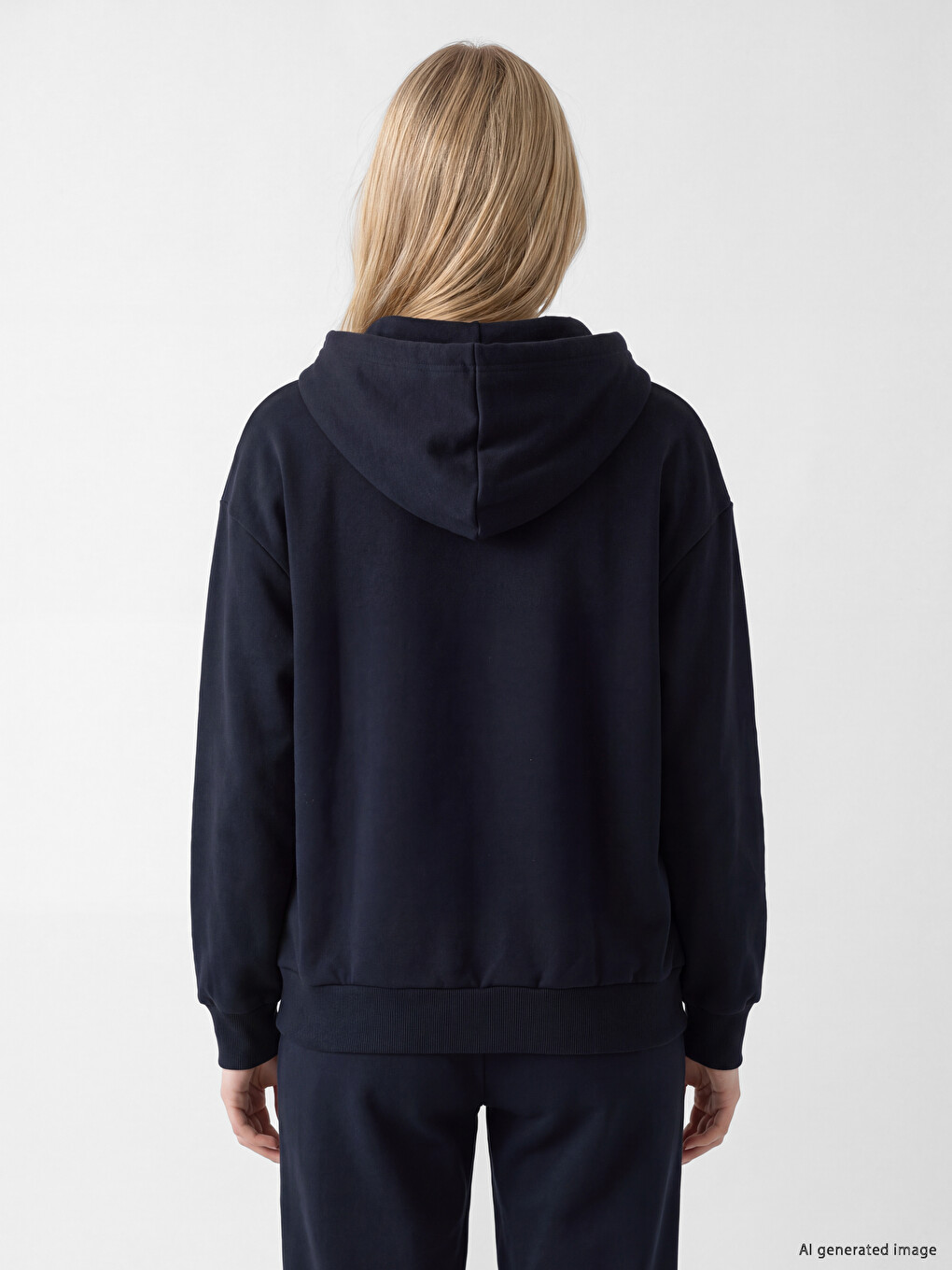 Teddy Embroidered Women's Thick Zippered Sweatshirt-3