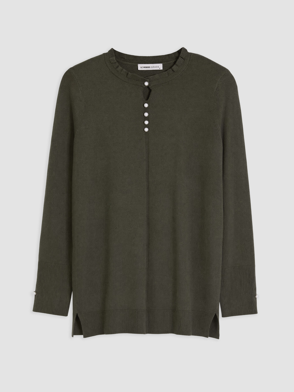 Woman Khaki Sweater-4