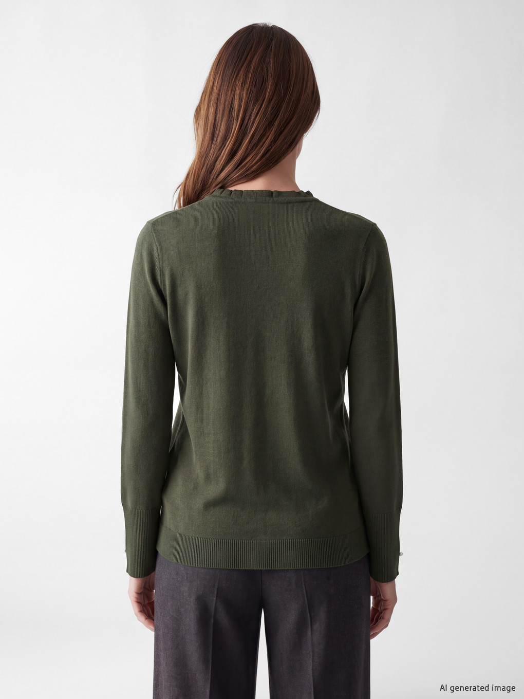 Woman Khaki Sweater-3