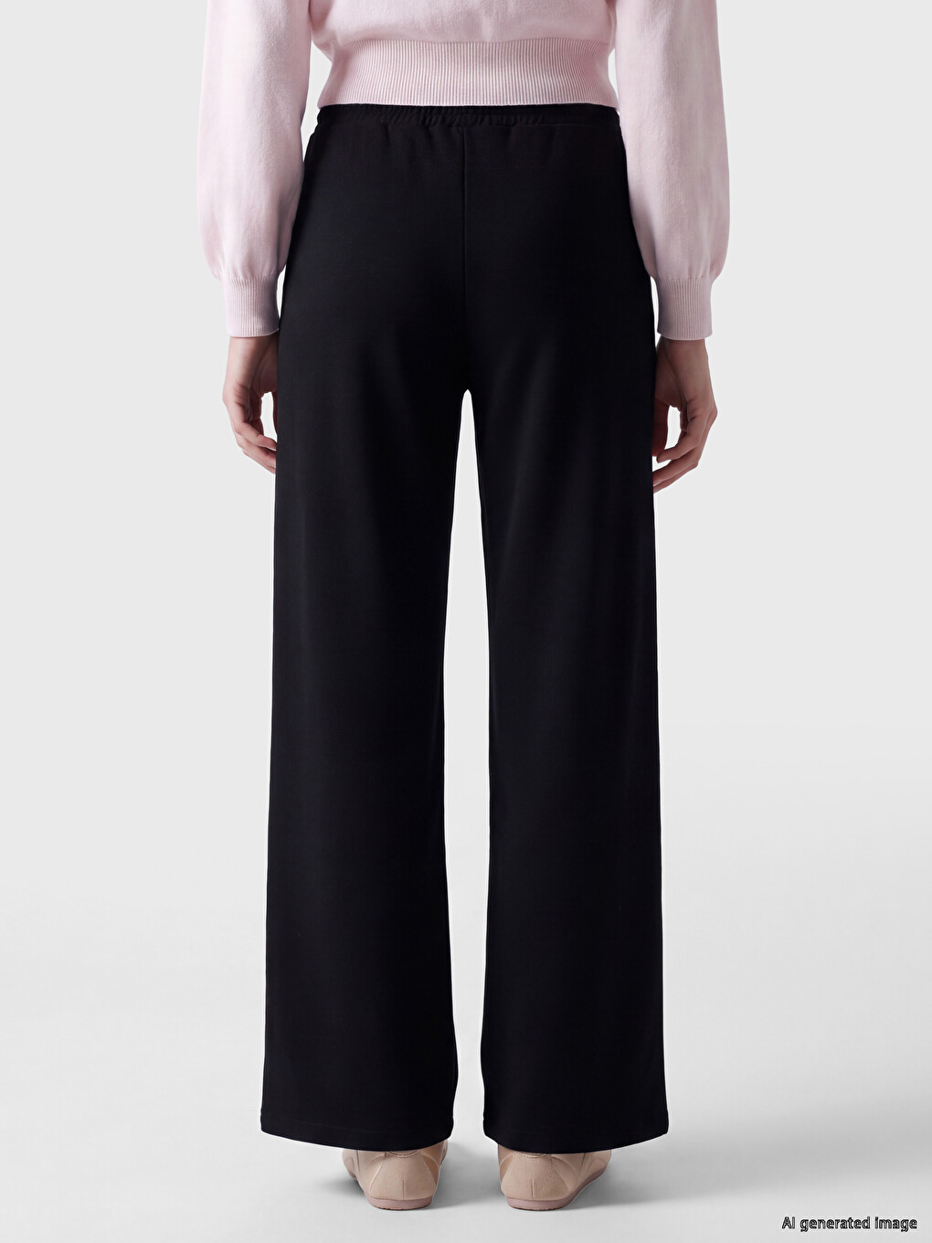 Elastic Waist Women's Sweatpants-3