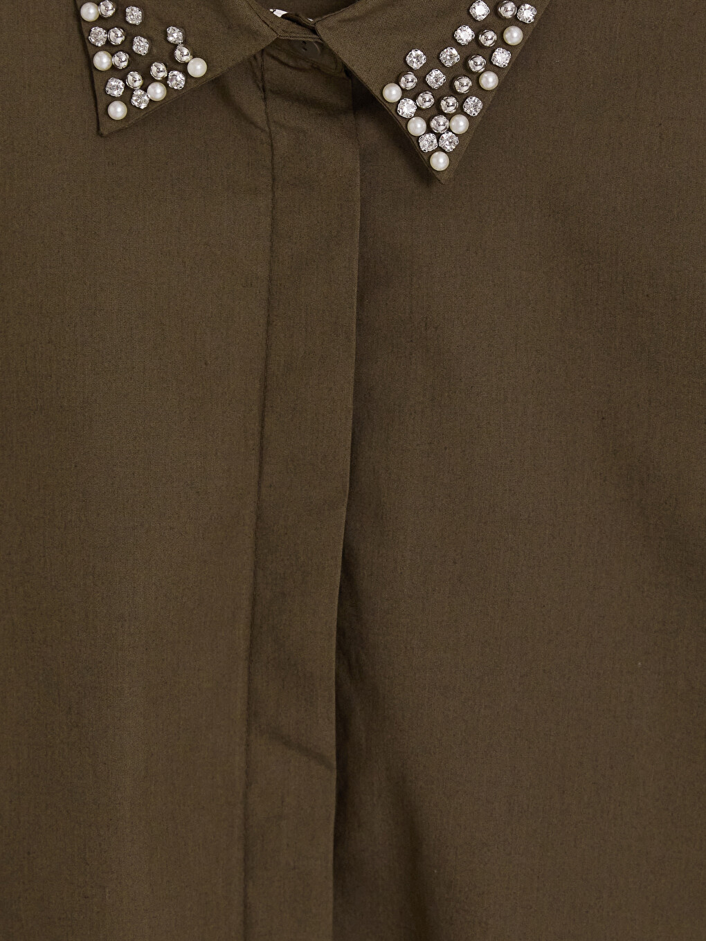 Woman Khaki Shirt-1