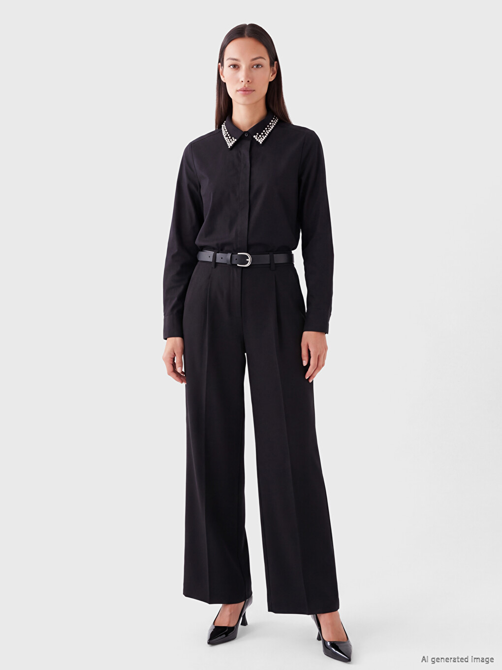 Woman Black Shirt-1