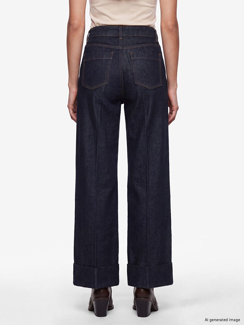 Wideleg Fit Women's Jeans-3
