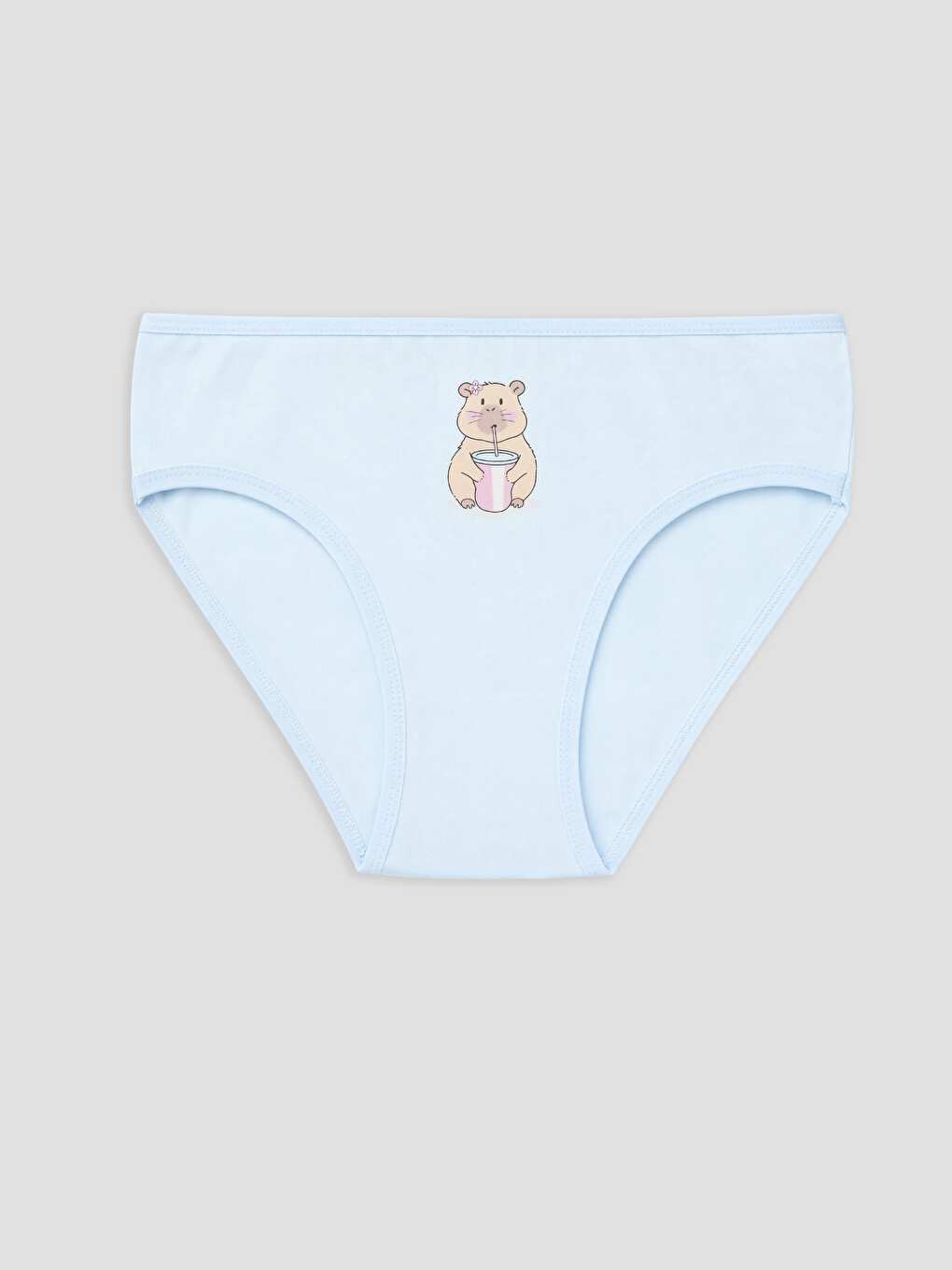 Pembe Baskılı Kız Çocuk Külot 5'li-3