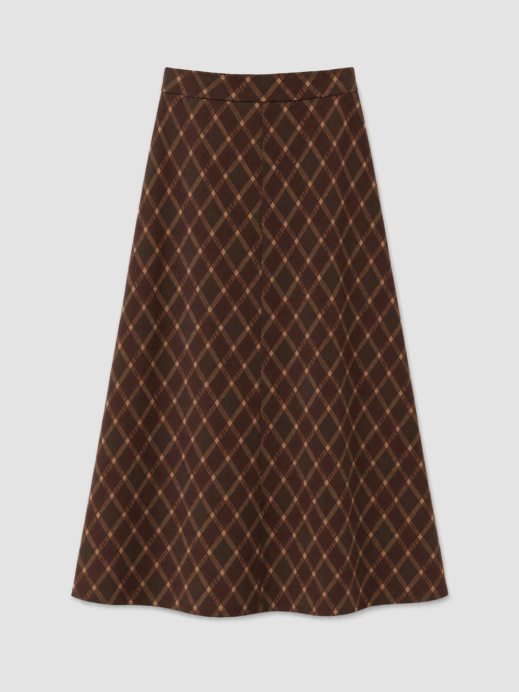 Woman Brown Skirt-1