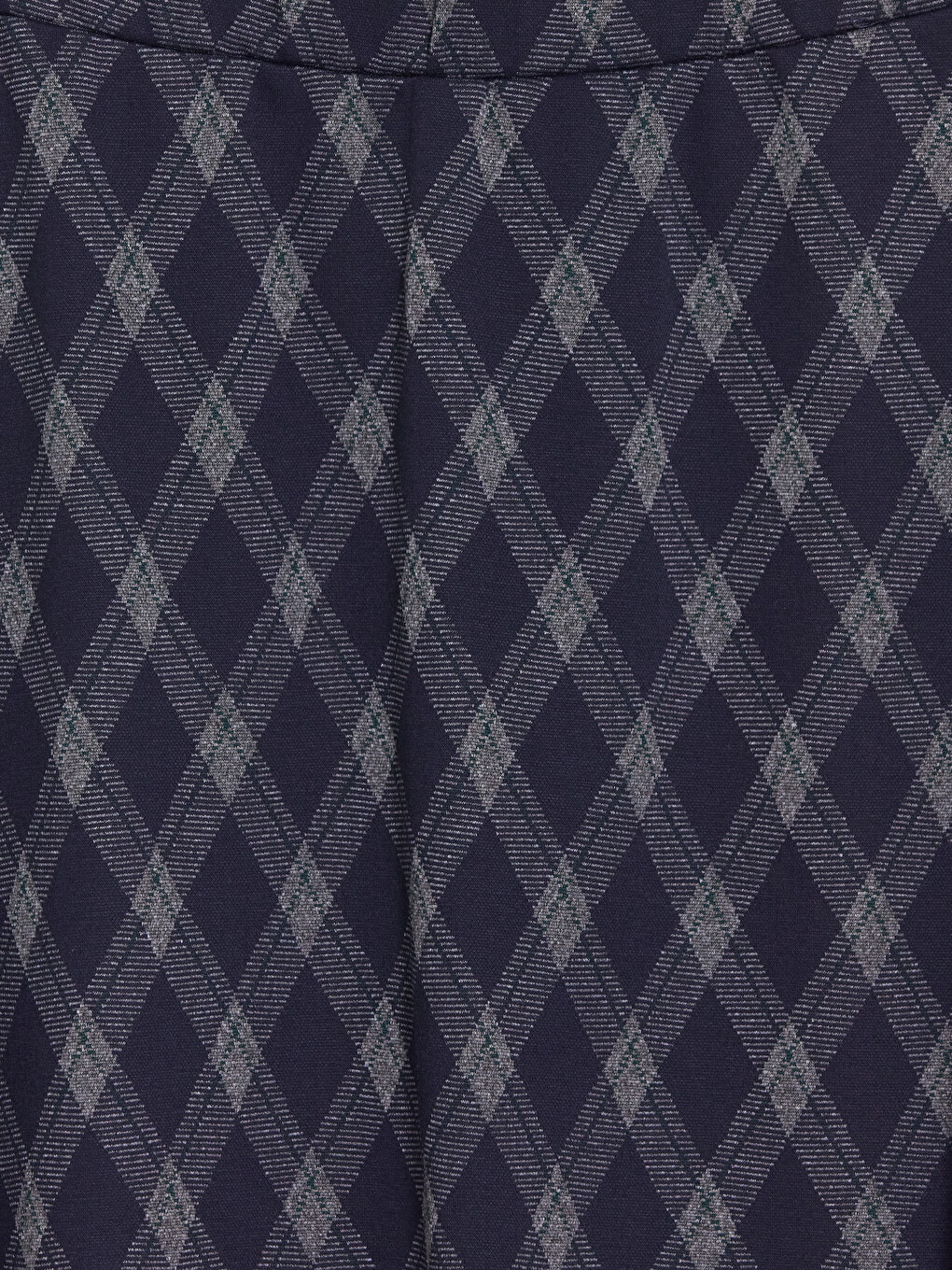 Elastic Waist Plaid A-line Skirt-5