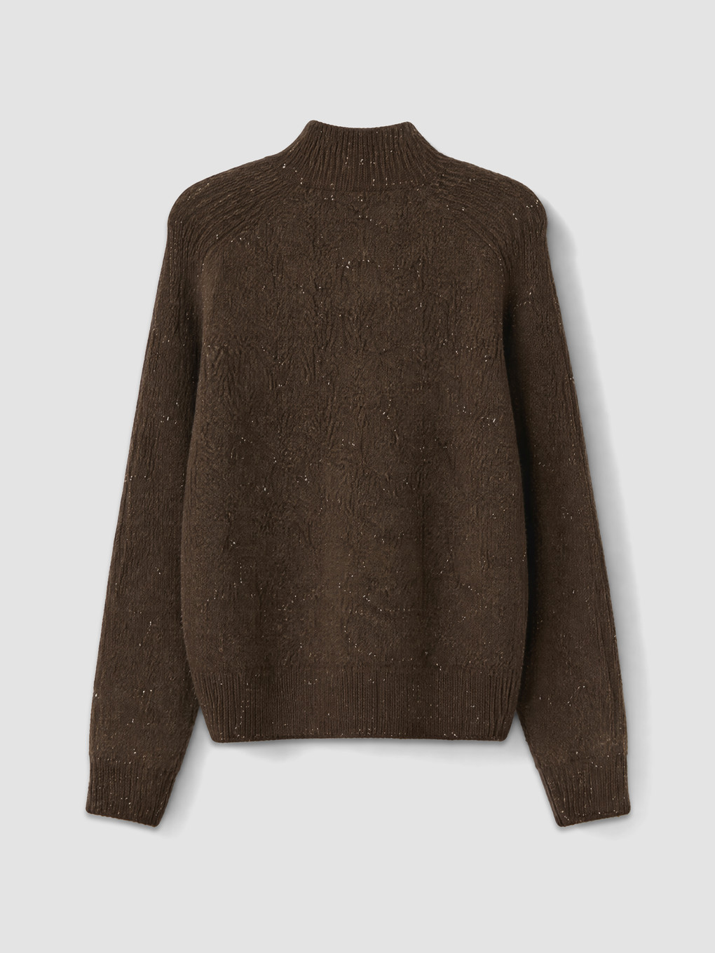 Mock Turtleneck Patterned Women's Knitwear Sweater-5