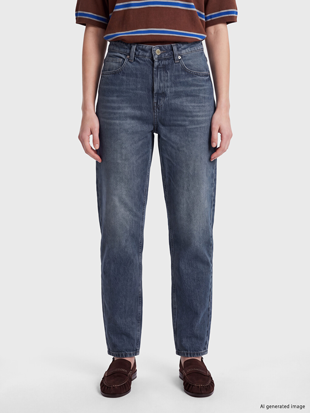 Barrel Fit Women's Jeans-1