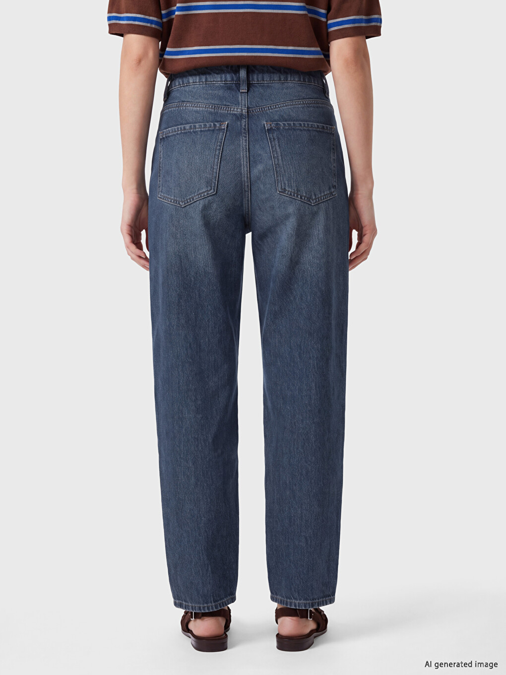 Barrel Fit Women's Jeans-3