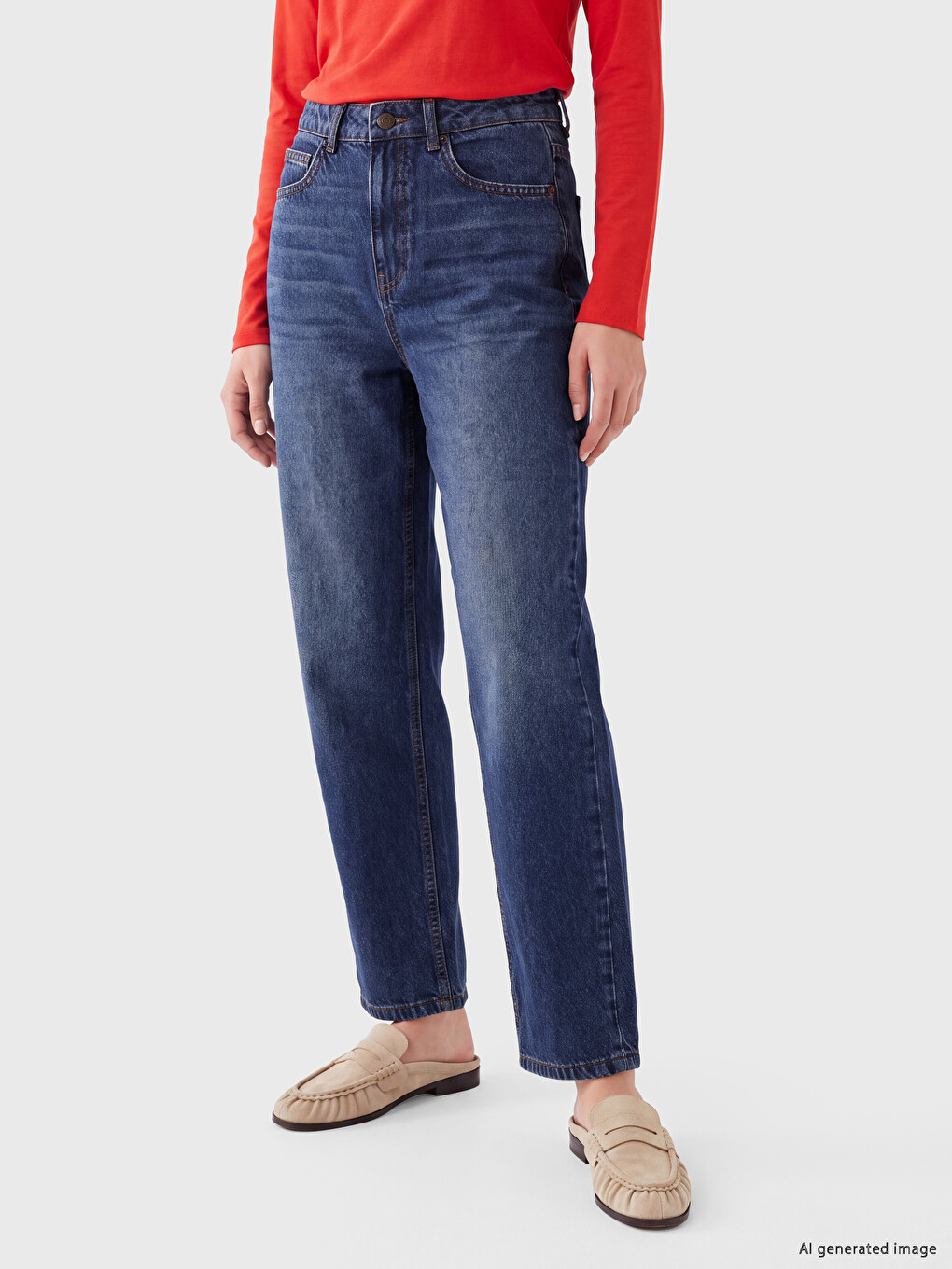 Boyfriend Fit Women's Jeans-1