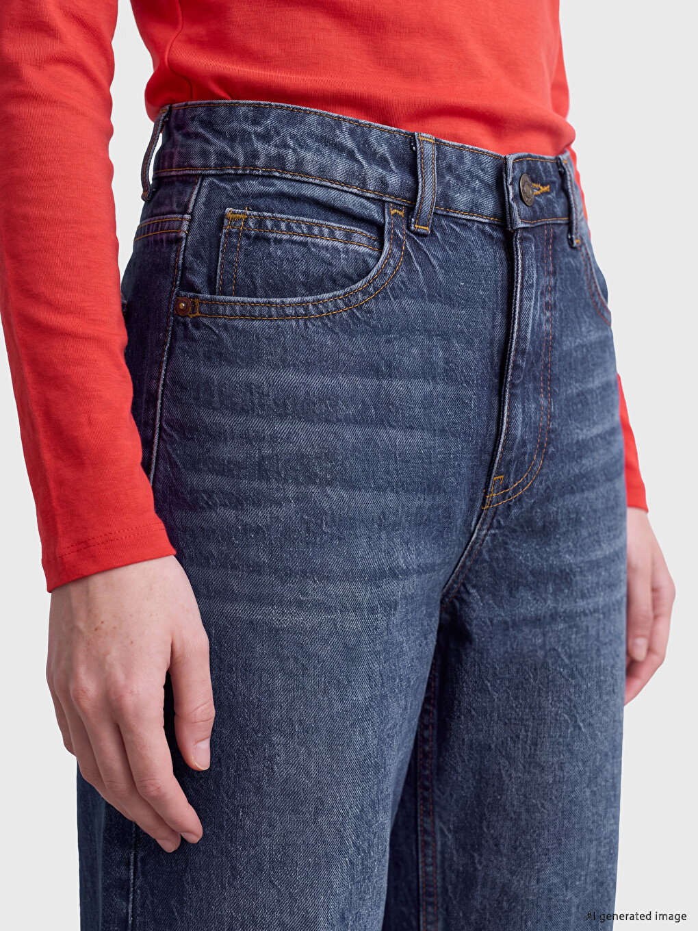 Boyfriend Fit Women's Jeans-2