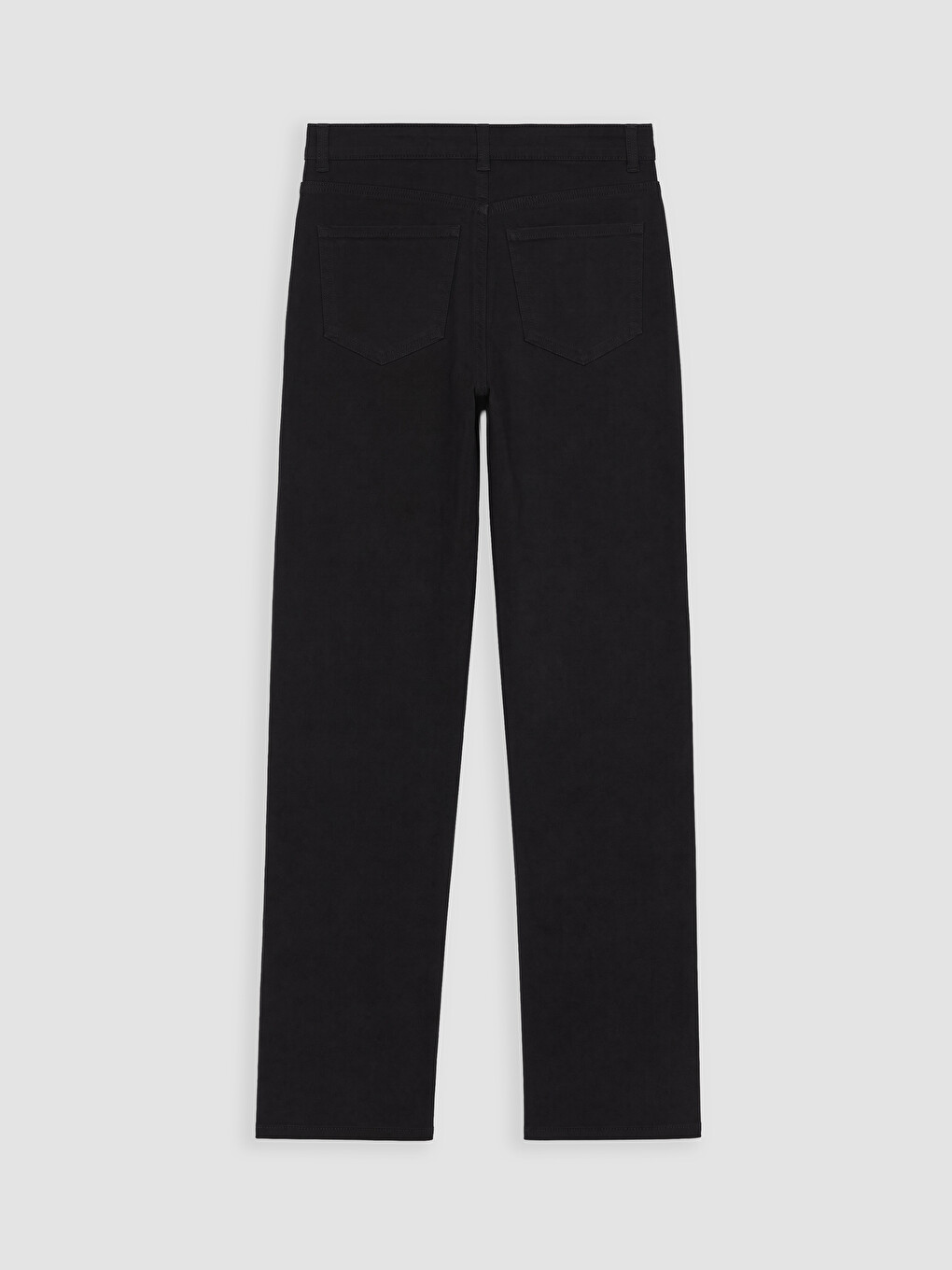 Siyah Regular Fit Kadın Gabardin Pantolon-6