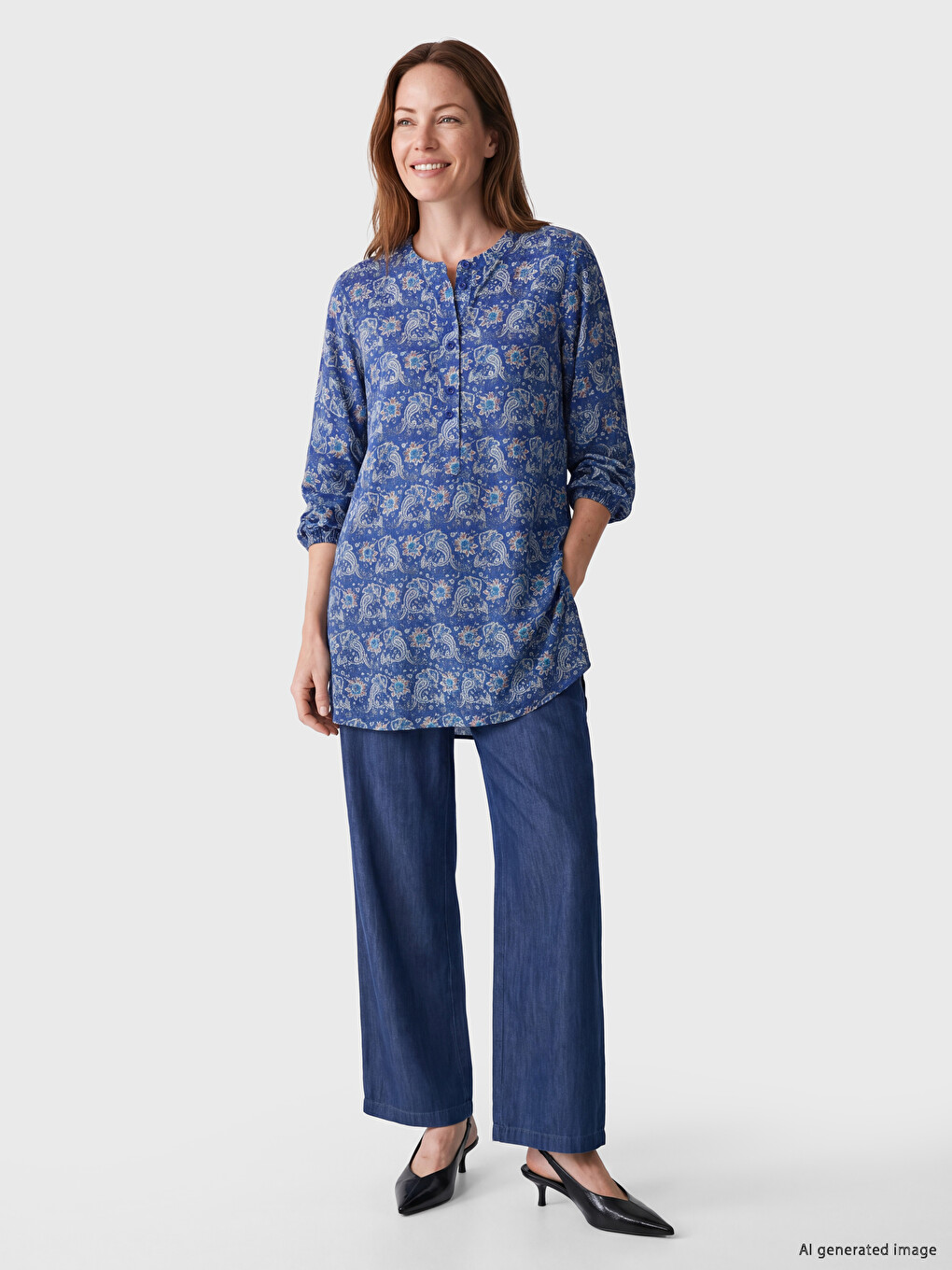 Woman Indigo Tunic-1