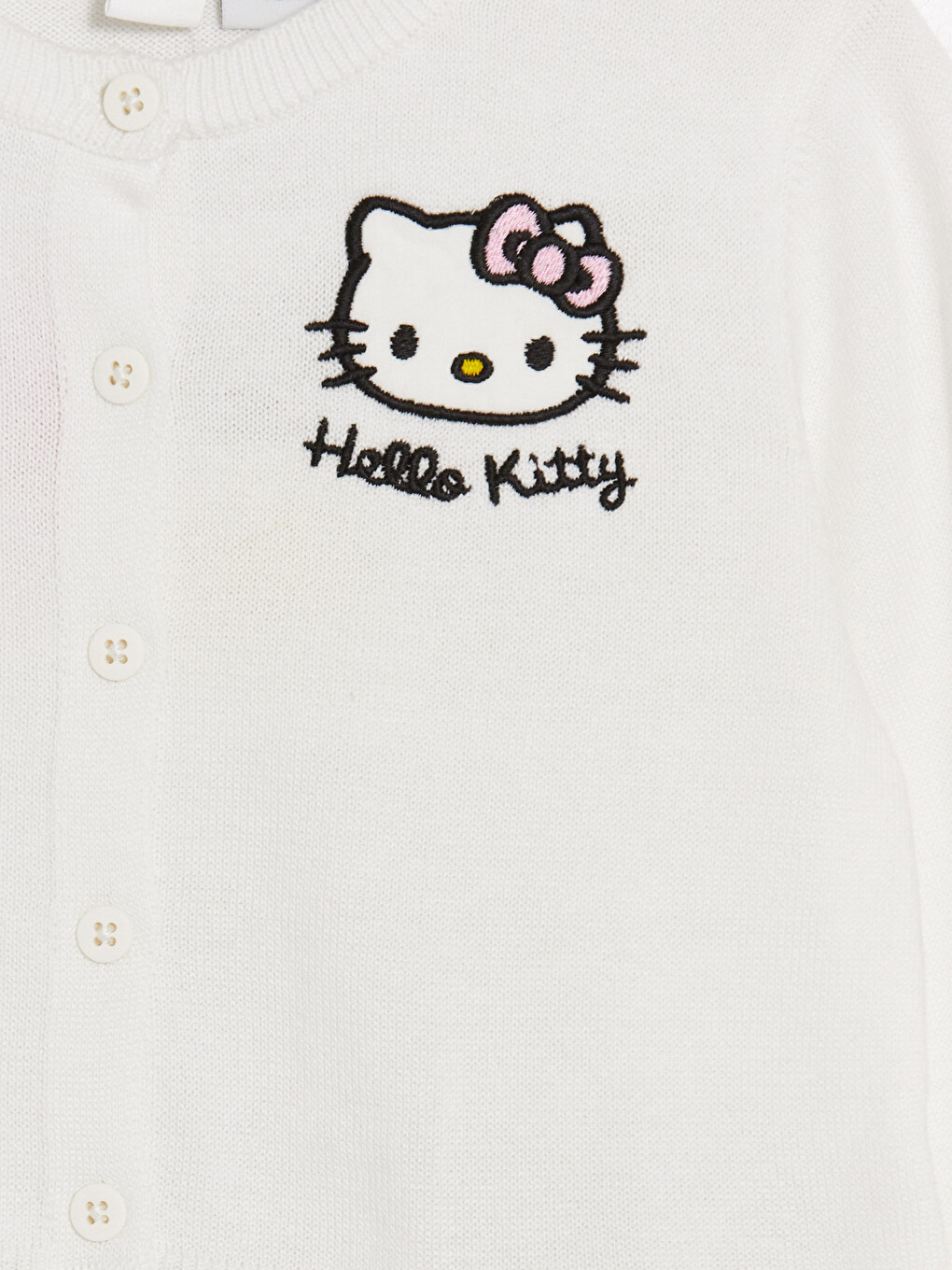 Hello Kitty Embroidered Girls' Knitwear Cardigan-2