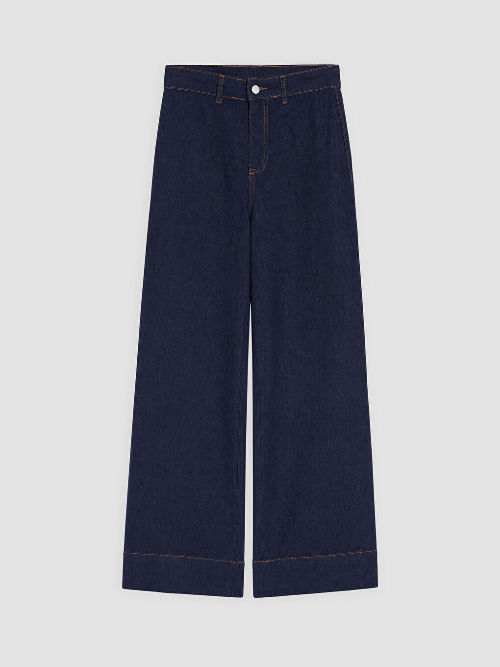 İndigo Wideleg Kadın Jean Pantolon-4