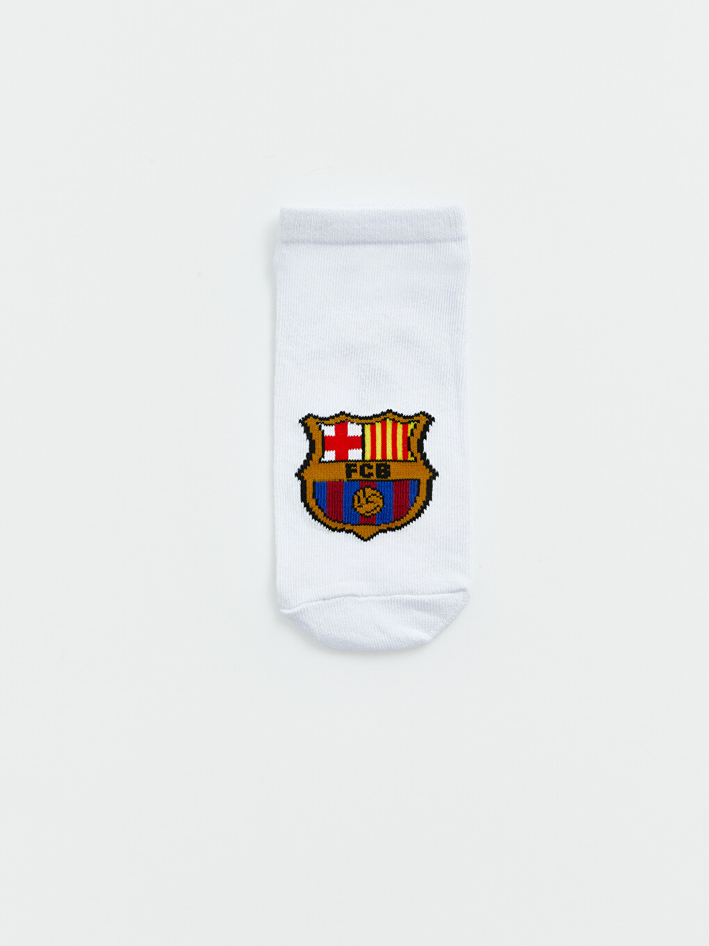 Karışık Fc Barcelona Lisanslı Erkek Çocuk Patik Çorap 5'li-3