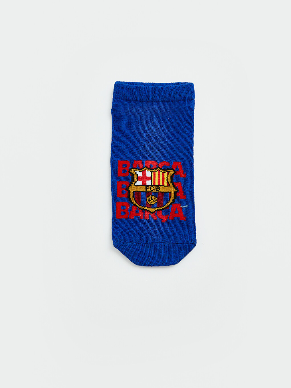 Karışık Fc Barcelona Lisanslı Erkek Çocuk Patik Çorap 5'li-4