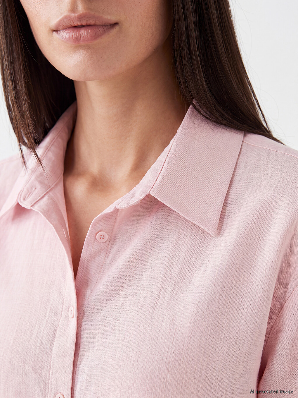100% Cotton Women's Shirt Tunic-2