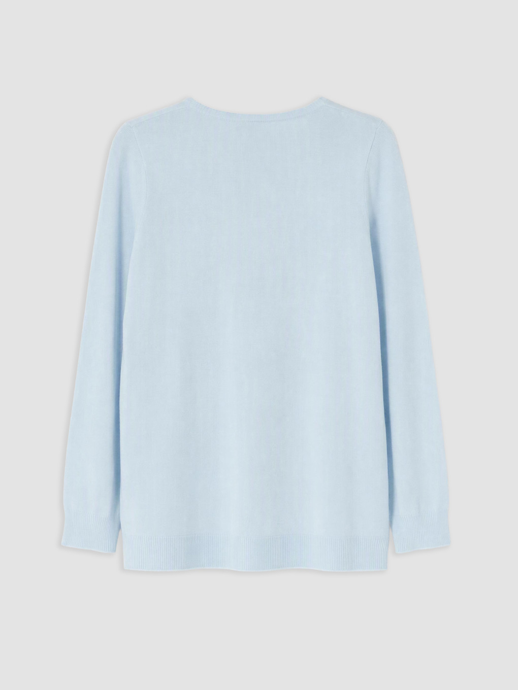Woman Blue Sweater-5