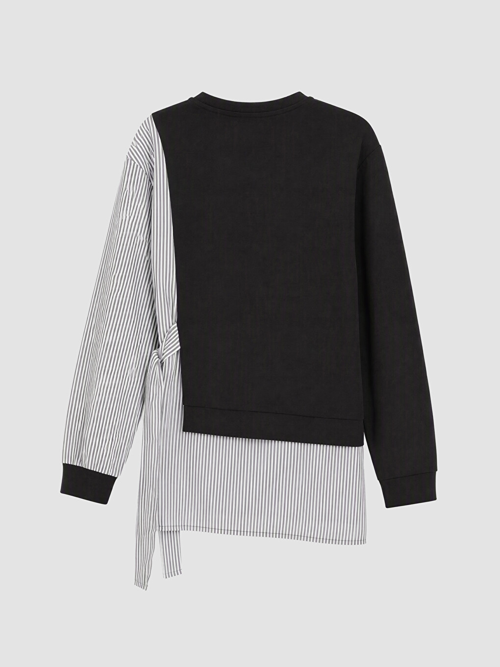 Striped Soft Touch Women's Sweatshirt Tunic-2