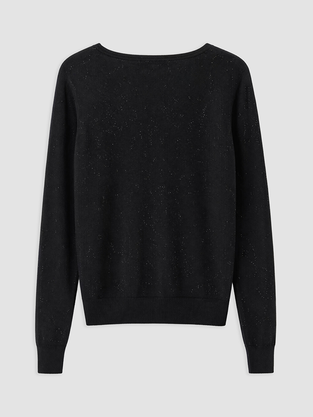 V Neck Sequin Embellished Women's Knitwear Sweater-5