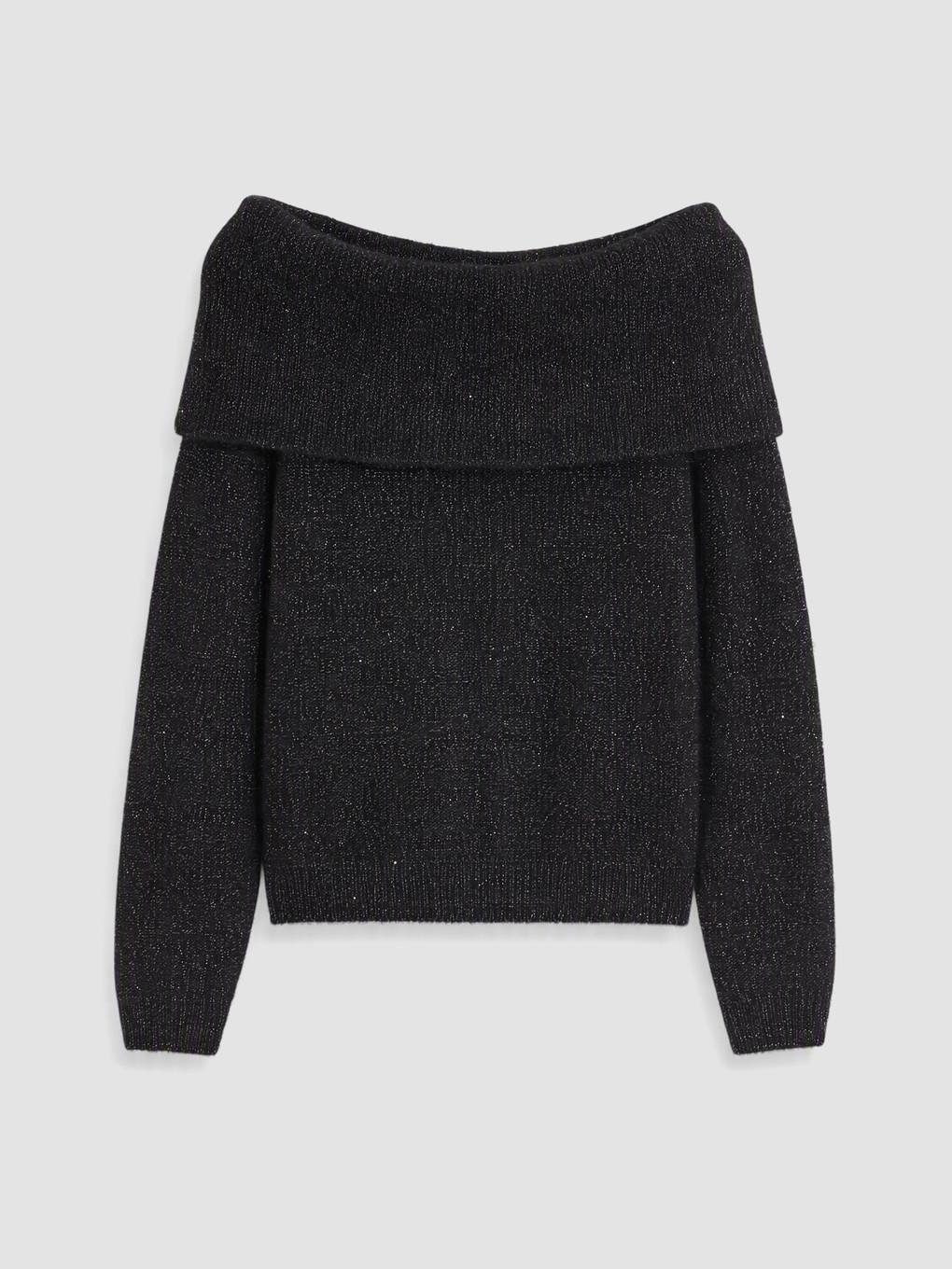 Slash Neck Women's Knitwear Sweater-4