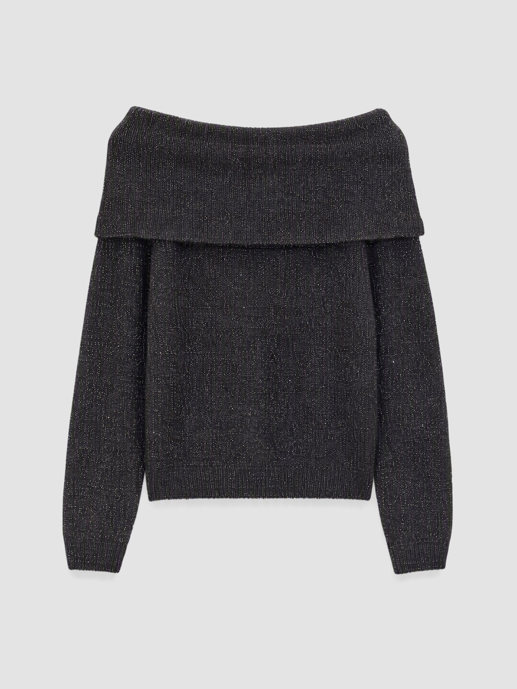 Slash Neck Women's Knitwear Sweater-6