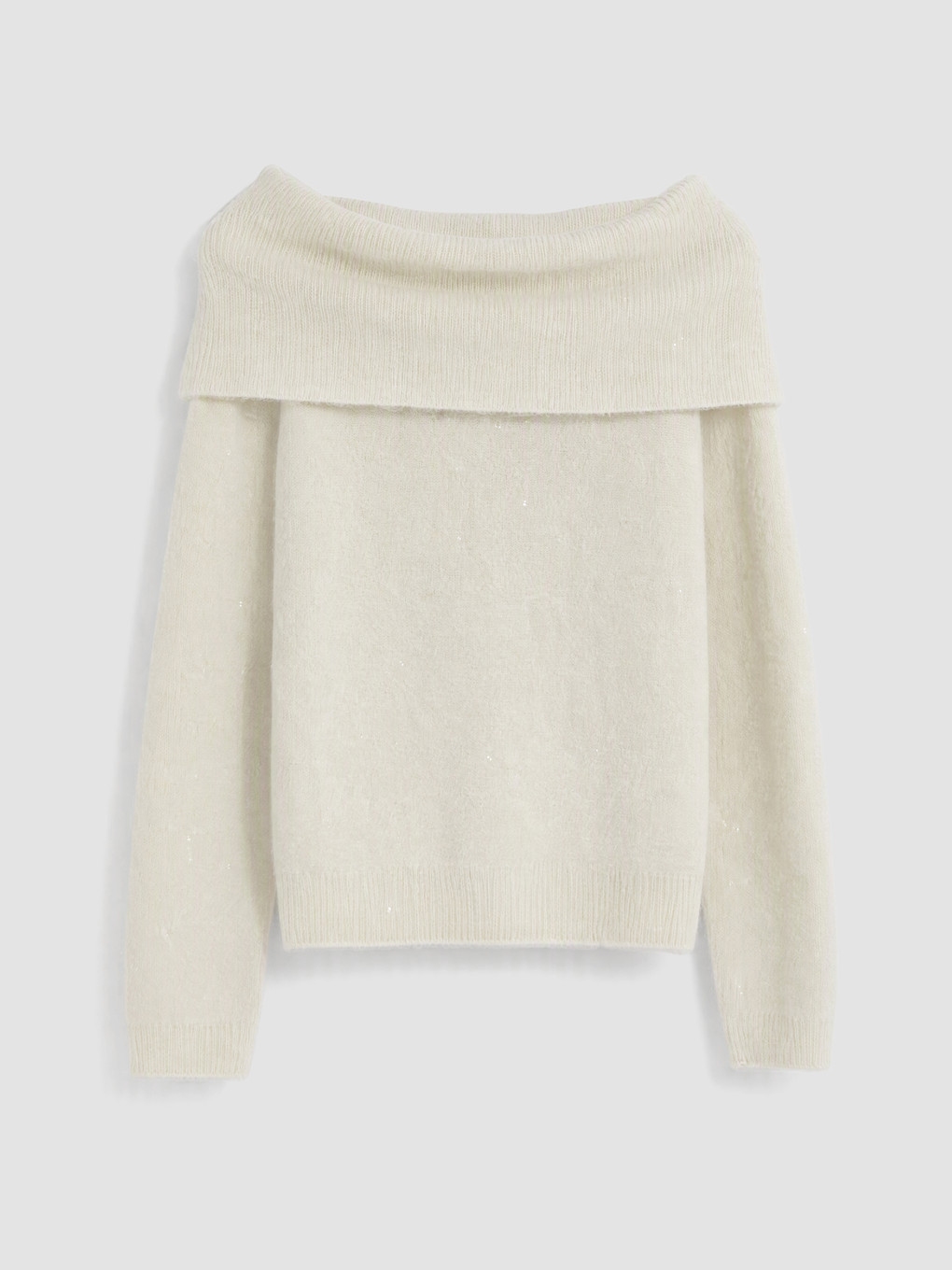 Slash Neck Women's Knitwear Sweater-4