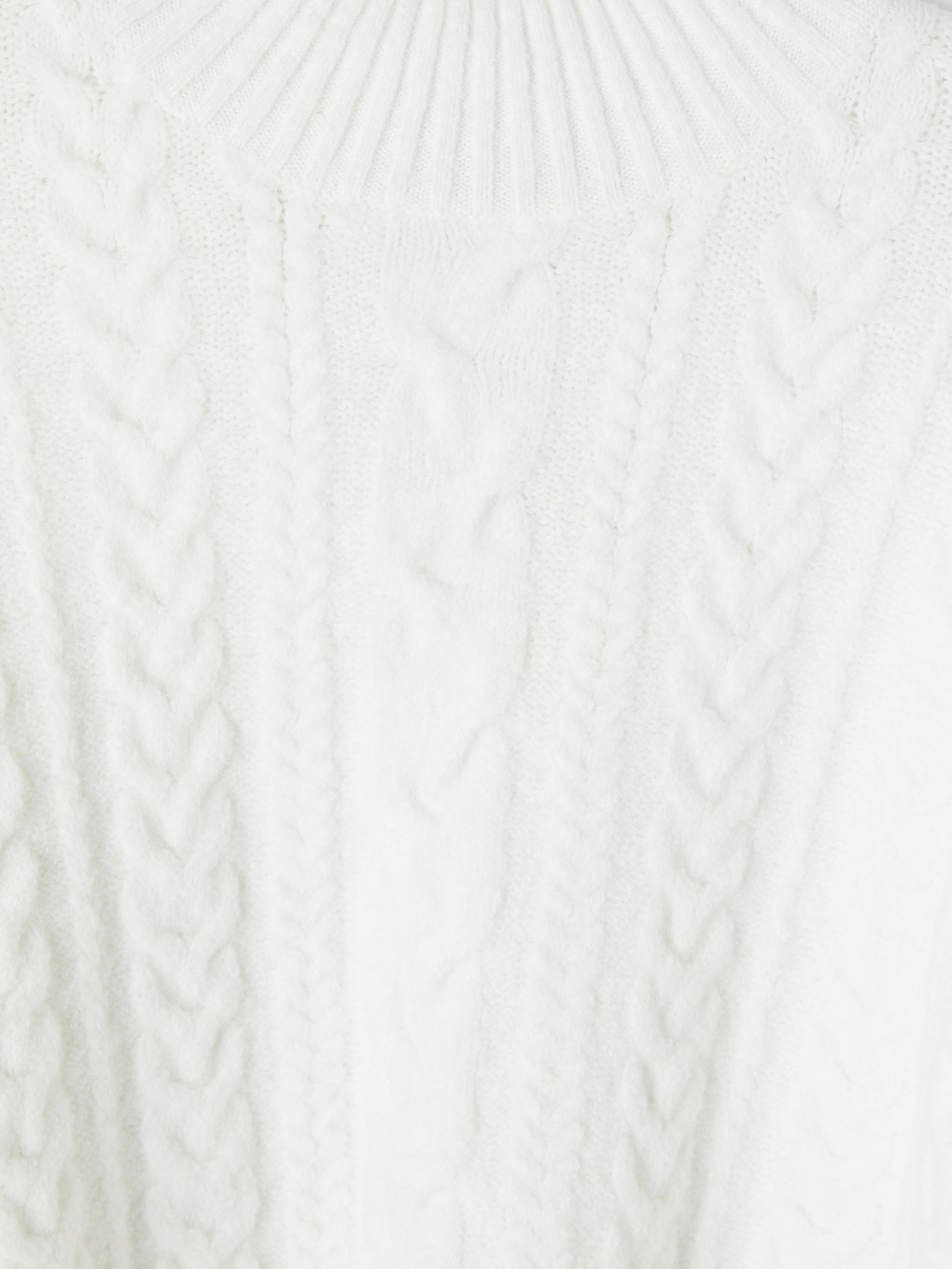 Wool Blended Women's Knitwear Tunic-6
