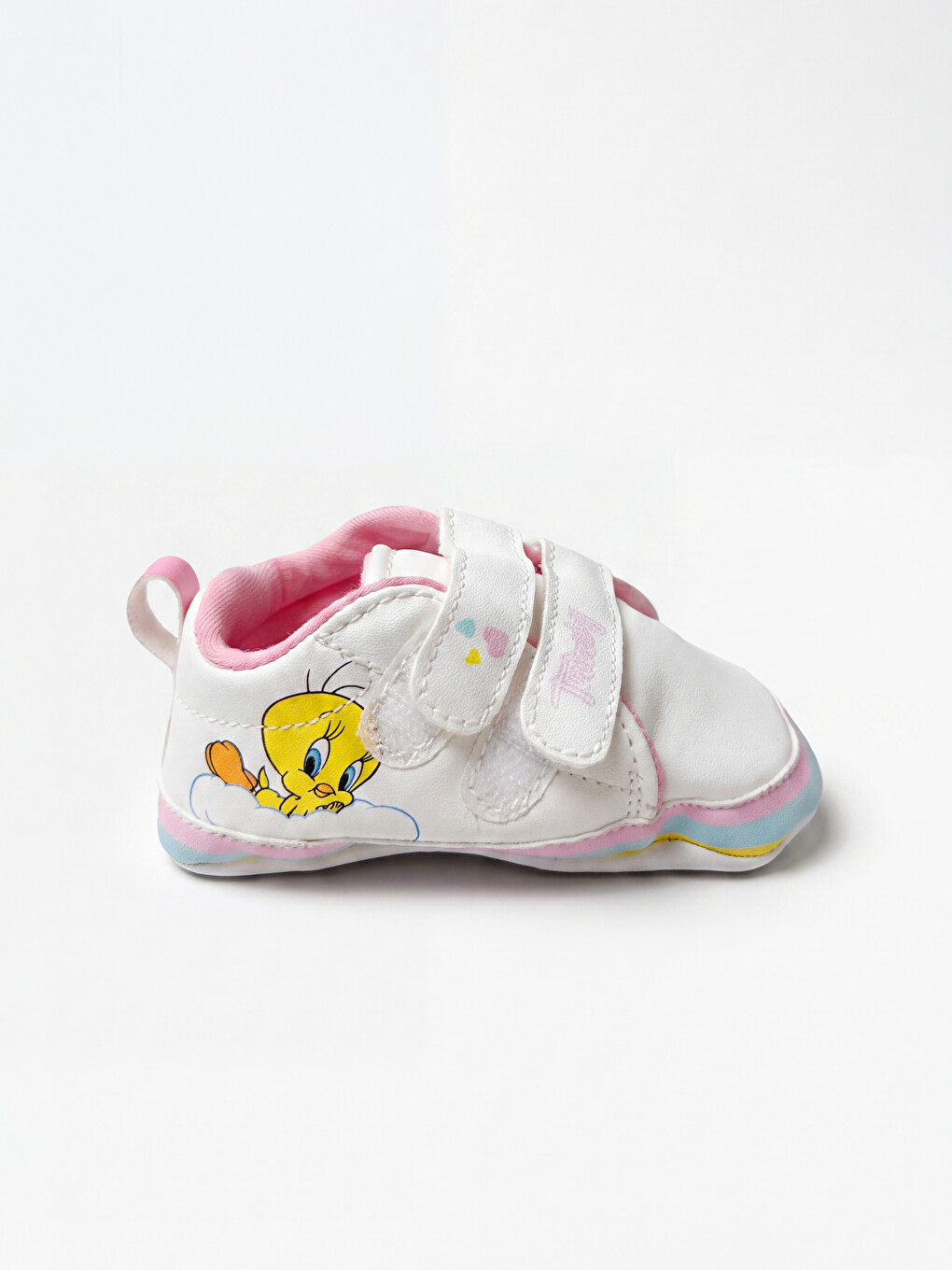 Baby Girl White Pre-walker Shoes-1