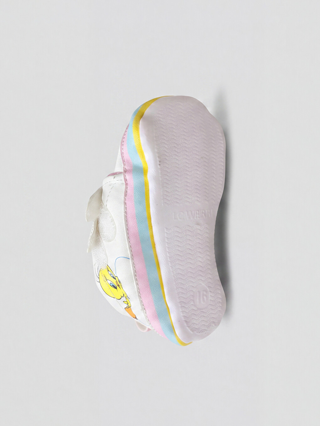 Baby Girl White Pre-walker Shoes-2